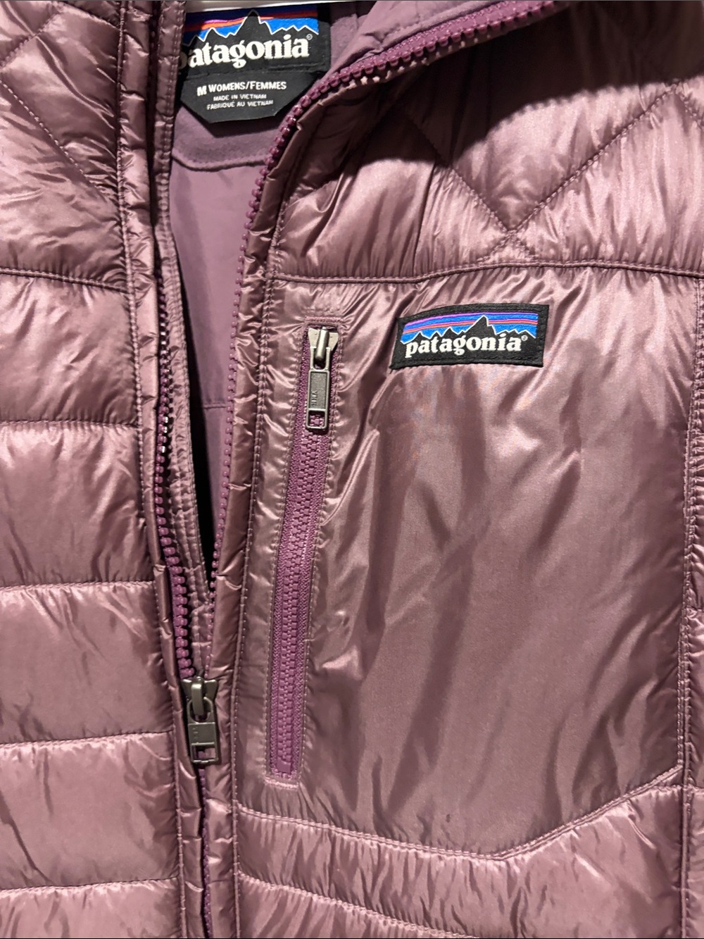 Patagonia Women's Quilted Lightweight Puffer Jacket - Dusty Mauve - Picture 4 of 6